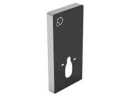 Set Voor Hang-Wc Met Decoratief Voorwandsysteem - Glanzend Zwart - Javoine-Vente-unique Clearance