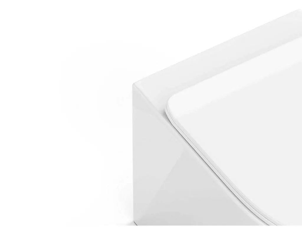 Set Voor Hang-Wc Met Decoratief Voorwandsysteem - Glanzend Wit - Javoine-Vente-unique Discount