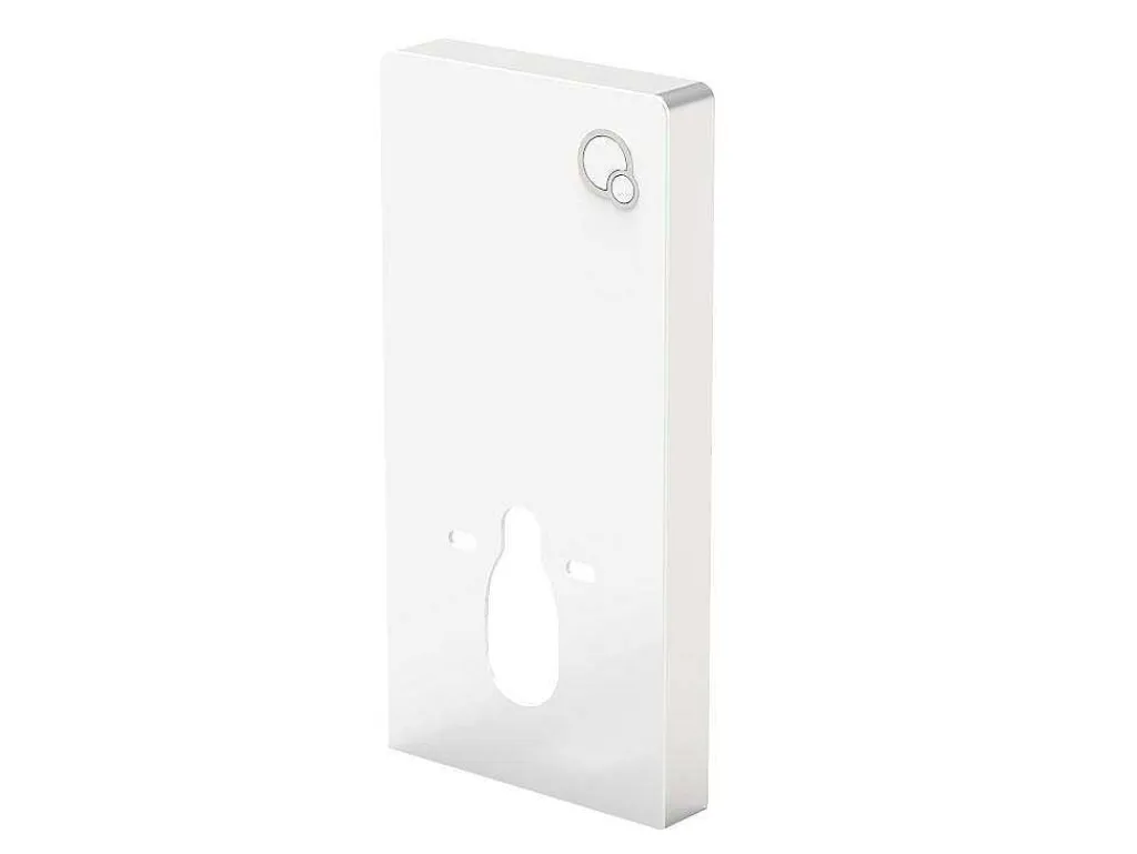 Set Voor Witte Hang-Wc Met Decoratief Voorwandsysteem - Clemona-Vente-unique Hot
