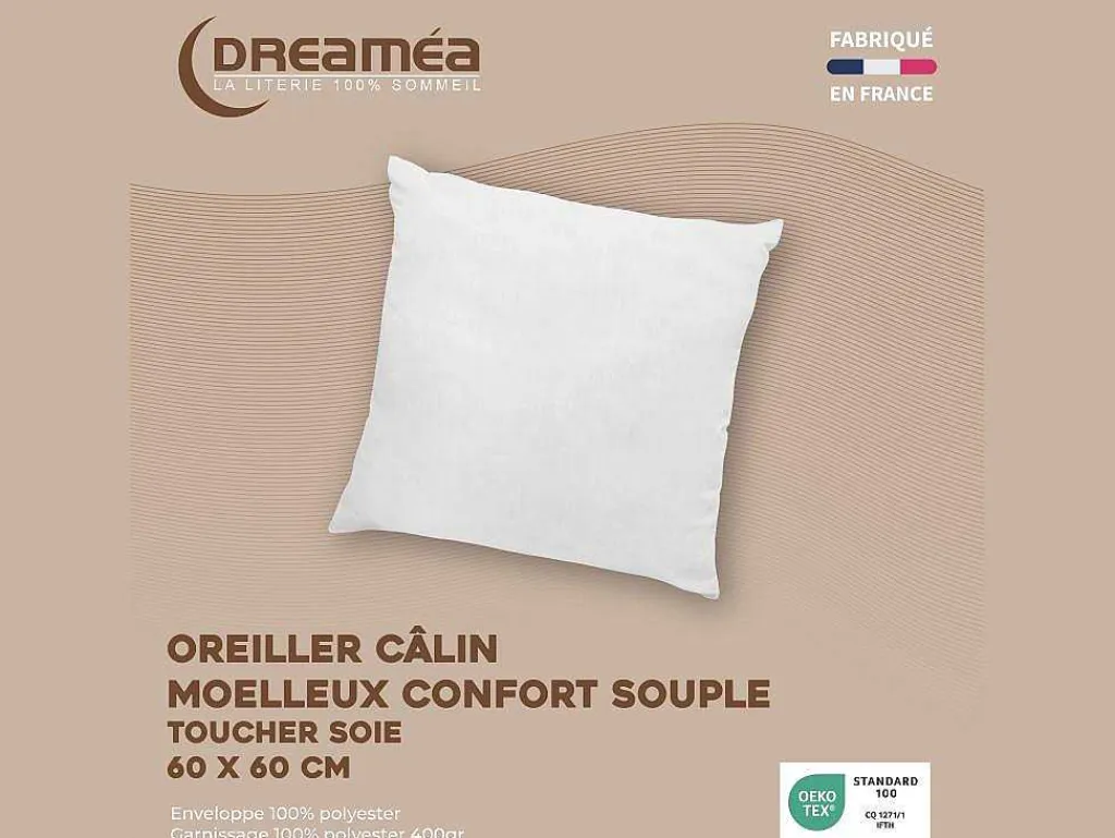 Set Zijdezacht Dekbed 200 X 200 Cm + 2 Hoofdkussens 60 X 60 Cm - Wit - Biesya-DREAMEA Hot