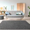 Shaggy Hoogpolig Tapijt - 160 X 230 Cm - Antraciet - Milinio-OZAIA Discount