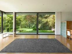 Shaggy Hoogpolig Tapijt - 160 X 230 Cm - Antraciet - Milinio-OZAIA Discount