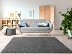 Shaggy Hoogpolig Tapijt - 200 X 300 Cm - Antraciet - Milinio-OZAIA Best