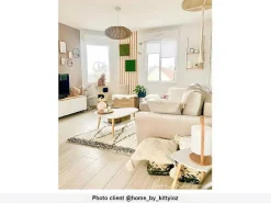 Shaggy Hoogpolig Tapijt Berberstijl Hania - Polyester - 200 X 290 Cm - Beige En Grijs-OZAIA New