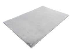 Shaggy Hoogpolig Vloerkleed Met Bontlook - 160 X 230 Cm - Grijs - Bunny-OZAIA Clearance