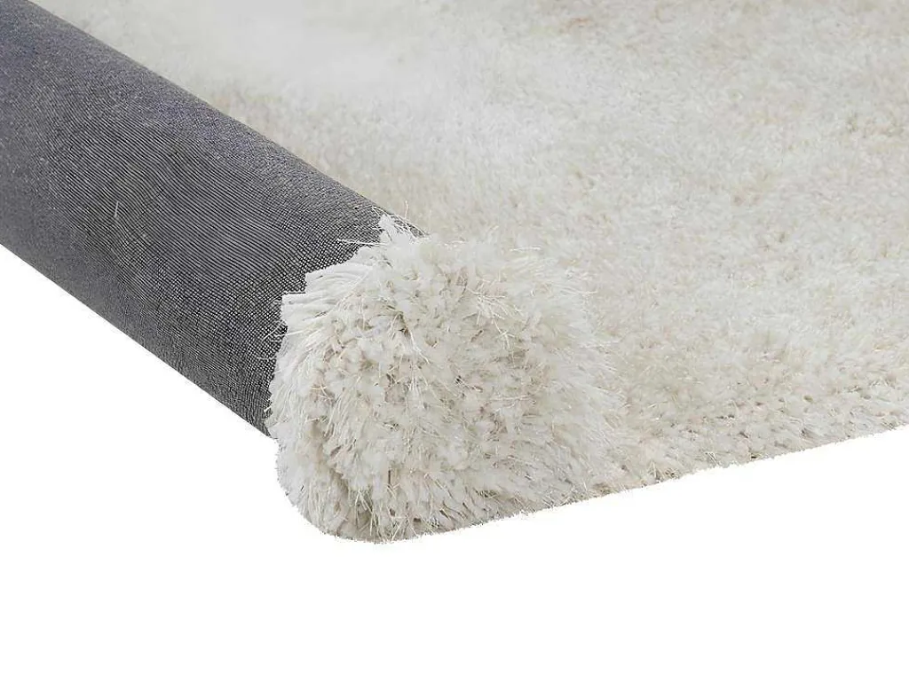 Shaggy Hoogpolig Vloerkleed In Microvezel - 120 X 170 Cm - Wit - Harvey-OZAIA Sale