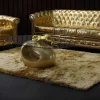 Shaggy Tapijt Glitter - 160 X 230 Cm - Goudkleurig-OZAIA Sale