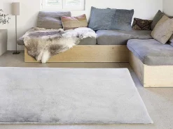 Shaggytapijt Met Bonteffect Bunny - 100% Polyester - 150 X 200 Cm - Grijs-OZAIA Best