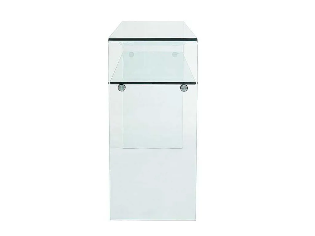 Sidetable - 1 Nis - Gehard Glas - Transparant - Stileos-Vente-unique Outlet