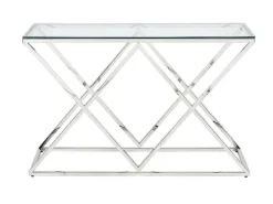 Sidetable Charlotte - Gehard Glas En Staal - Chroomkleurig - Van-PASCAL MORABITO Hot