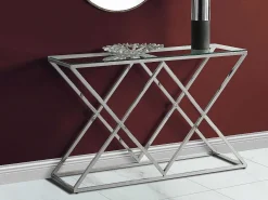 Sidetable Charlotte - Gehard Glas En Staal - Chroomkleurig - Van-PASCAL MORABITO Hot
