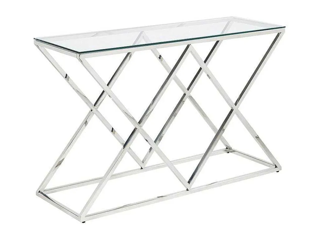 Sidetable Charlotte - Gehard Glas En Staal - Chroomkleurig - Van-PASCAL MORABITO Hot
