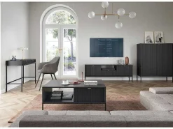 Sidetable Met 2 Lades - Zwart - Liouba - Van-PASCAL MORABITO Sale