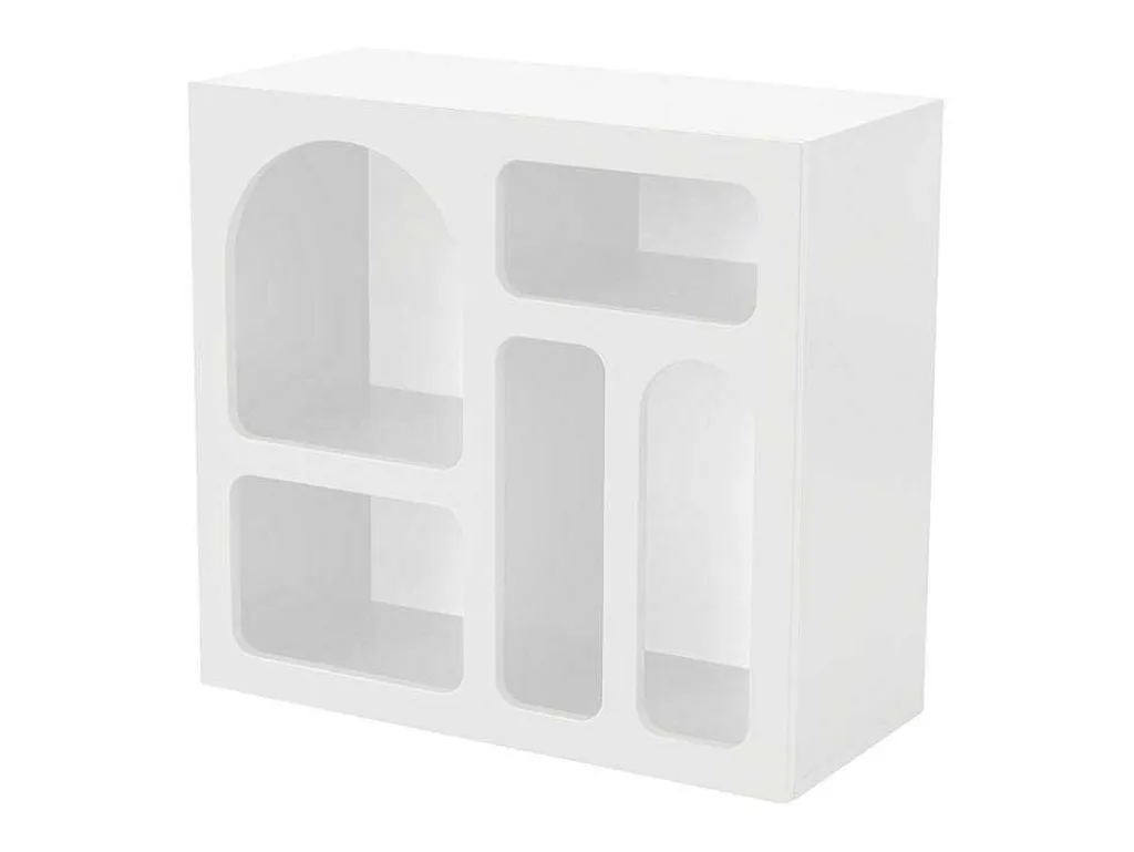 Sidetable Met 5 Nissen - Wit - Luela-Vente-unique