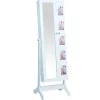 Sieradenkast Met Spiegel En Fotolijstjes Polina - H142 Cm-OZAIA Sale