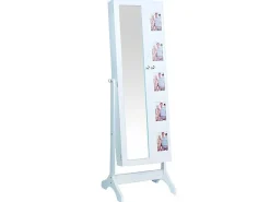 Sieradenkast Met Spiegel En Fotolijstjes Polina - H142 Cm-OZAIA Sale