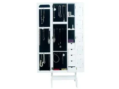 Sieradenkast Met Spiegel En Fotolijstjes Polina - H142 Cm-OZAIA Sale