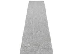 Sisal Tapijt, Loper Timo 6272 Buitenshuis Grijskleuring 70X300 Cm-RugsX New