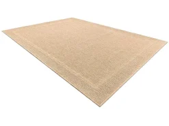 Sisal Tapijt Timo 5979 Buitenshuis Kader Donker Beige 240X330 Cm-RugsX Outlet