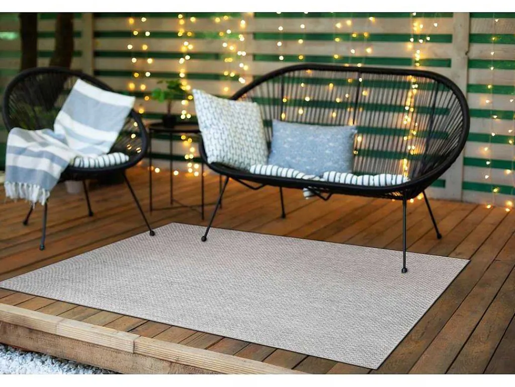 Sisal Tapijt Timo 6272 Buitenshuis Grijskleuring 240X330 Cm-RugsX Best