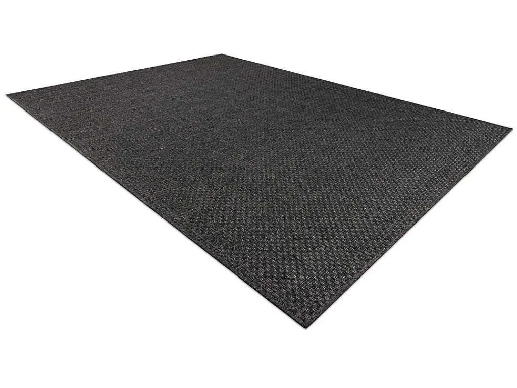 Sisal Tapijt Timo 0000 Buitenshuis Zwart 140X190 Cm-RugsX Online