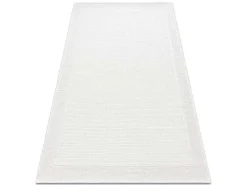 Sisal Tapijt Timo 5979 Buitenshuis Kader Wit 160X220 Cm-RugsX Online