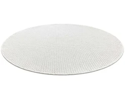 Sisal Tapijt Timo 6272 Cirkel Buitenshuis Wit Cercle 200 Cm-RugsX Hot