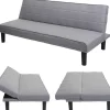 Slaapbank Mcw-J17, Grijs-Vente-unique Outlet