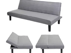 Slaapbank Mcw-J17, Grijs-Vente-unique Outlet