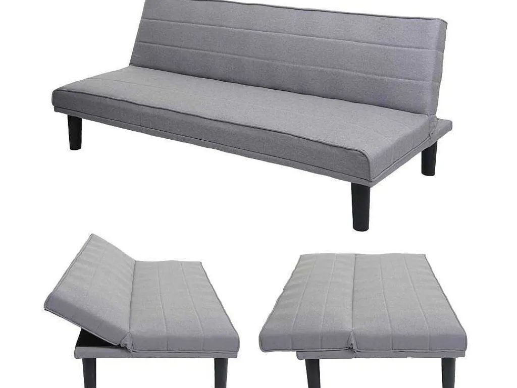 Slaapbank Mcw-J17, Grijs-Vente-unique Outlet