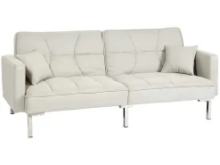 Slaapbank Mcw-K65, Stof/Textiel Creme-Beige-Vente-unique Discount