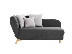Slaapbank Van Antraciete Stof Met Opbergruimte - Hoek Rechts - Penelope-Vente-unique Outlet