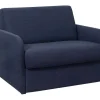 Slaapfauteuil Met Matras Van Stof Nadoa - Slaapafmeting 70 Cm - Blauw-Vente-unique Clearance