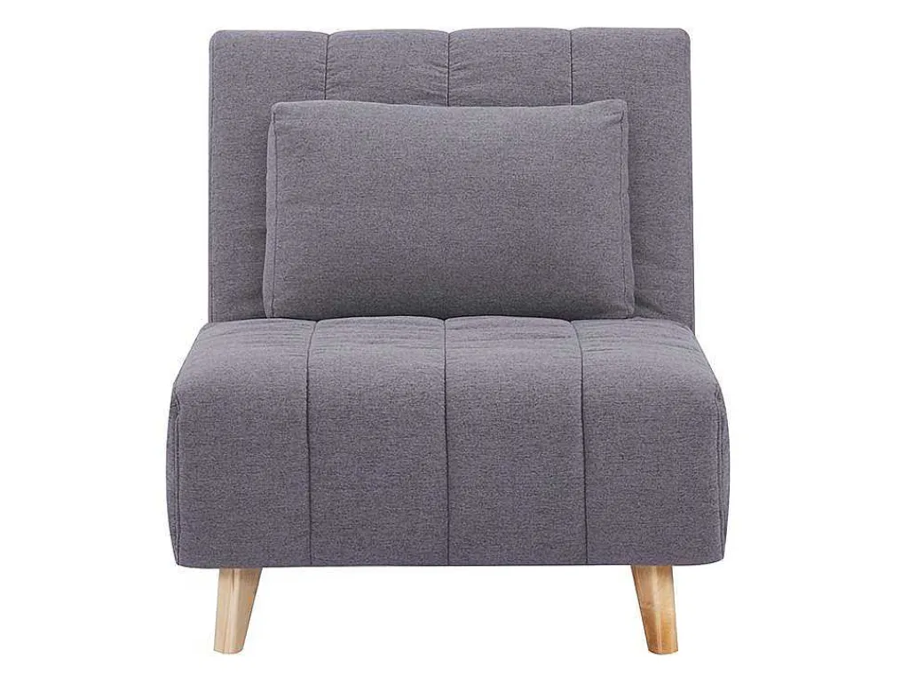 Slaapfauteuil Strevi - Stof - Grijs-Vente-unique New