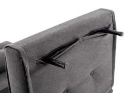 Slaapfauteuil Van Antracietgrijze Stof Uribia-Vente-unique Clearance