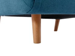 Slaapfauteuil Van Blauwe Stof Uribia-Vente-unique Online