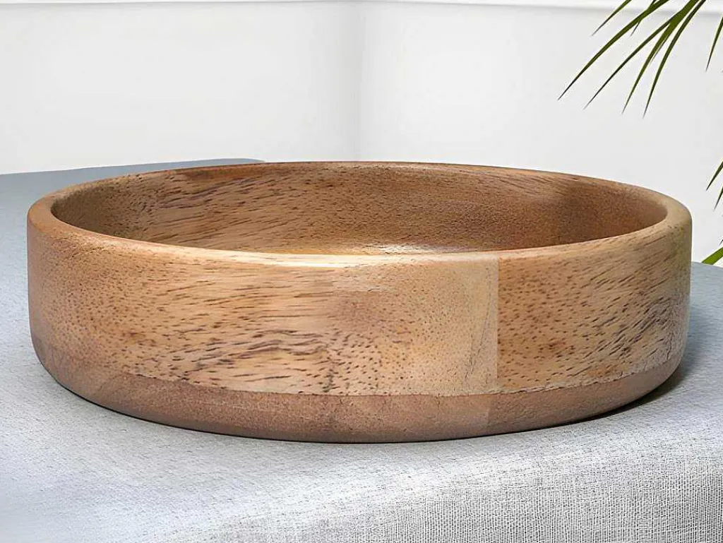 Slakom Van Mangohout - D26,5 X H6,5 Cm - Naturel - Valisa-OZAIA Clearance