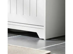 Badkamer Onder Aanrecht, Onder Aanrecht, Onder Wastafel, Aanrecht, Gootsteen Afdekking Met 2 Deuren, 60X30X60 Cm, Wit, Bzr108-Ii-W-Sobuy Hot