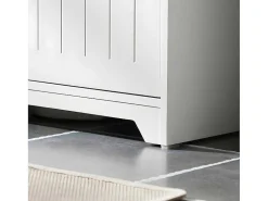 Badkamer Onder Aanrecht, Onder Aanrecht, Onder Wastafel, Aanrecht, Gootsteen Afdekking Met 2 Deuren, 60X30X60 Cm, Wit, Bzr108-Ii-W-Sobuy Hot