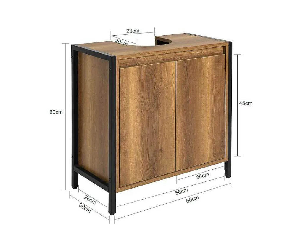 Bzr63-Ii-Pf Wastafel Onderkast - Wastafelmeubel - Badkamerkast - Badkamer Onderkast-Sobuy New
