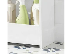 Bzr48-W Toiletrolhouder, Badkamer Toiletkast, Badkamermeubels, Houten Vloer Staande Badkamerkast-Sobuy Online