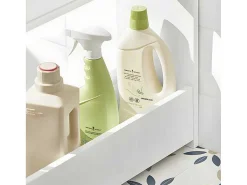 Bzr48-W Toiletrolhouder, Badkamer Toiletkast, Badkamermeubels, Houten Vloer Staande Badkamerkast-Sobuy Online