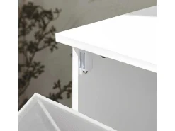Bzr105-W Waszak Waskast Met 3 Planken En 1 Uitneembare Wasmand-Sobuy New