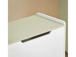 Houten Kinderspeelgoedkist, Speelgoedkist Met Klapdeksel, Speelgoedorganizer Voor Kinderkamer Met 1 Open Vak 60 X 34 X 57 Cm, Kmb91-Gr-Sobuy New