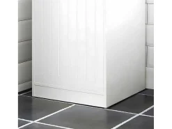 Linnenkast, Wasmand, Badkameronderkast, Toiletkast, Opbergmeubel Met 1 Lade En 1 Uitneembare Wasmand, Wit, 40X39X86Cm, Bzr110-W-Sobuy Sale