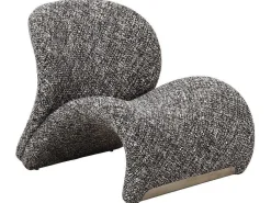 Sofia Fauteuil Donker Bruin Gemengd.-Vente-unique New