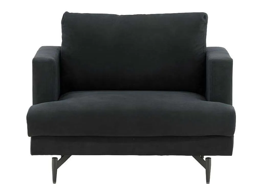Sofia Fauteuil Zwart.-Vente-unique Hot