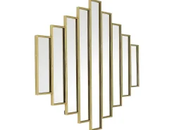 Spiegel In Art-Decostijl Galice - B90 X H120 Cm - Goudkleurig-OZAIA