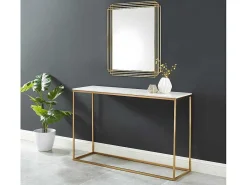 Spiegel In Art-Decostijl Samba - B80 X H110 Cm - Goudkleurig-OZAIA Online