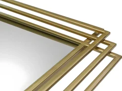 Spiegel In Art-Decostijl Samba - B80 X H110 Cm - Goudkleurig-OZAIA Online